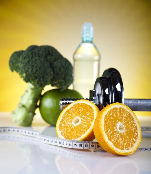 Fitness potravin, výživy, zeleninové — Stock fotografie