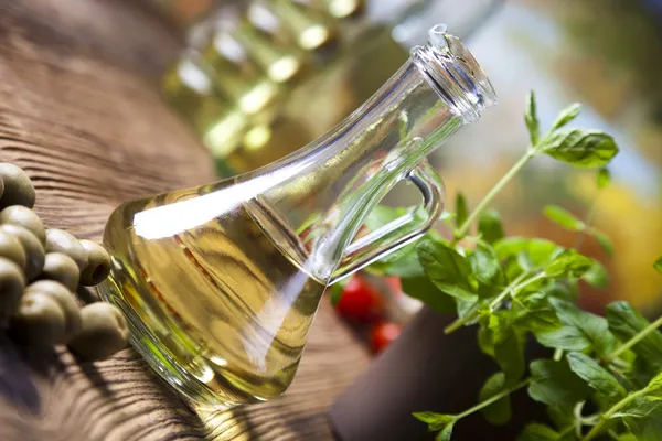 Extra panenský olivový olej — Stock fotografie