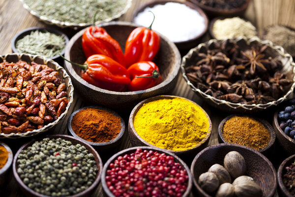 Colorful spices