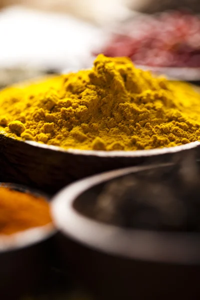 Curry, spices — Stock Photo, Image