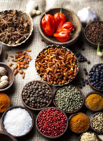 Assorted Spices — Stock Photo, Image