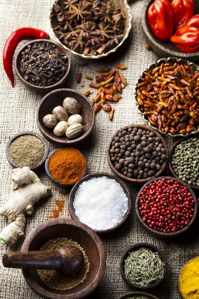 Assorted Spices — Stock Photo, Image