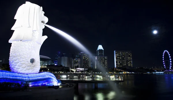 Merlion heykeli — Stok fotoğraf