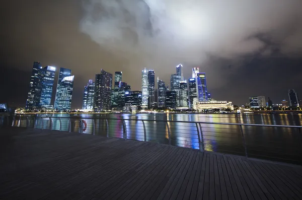 Singapore skyline van de stad — Stockfoto