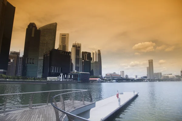 Panoráma Singapuru — Stock fotografie