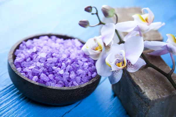 Orquídeas, productos ecológicos, Spa — Foto de Stock