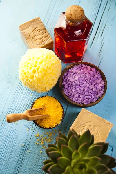 Natural bath salt — Stock Photo, Image