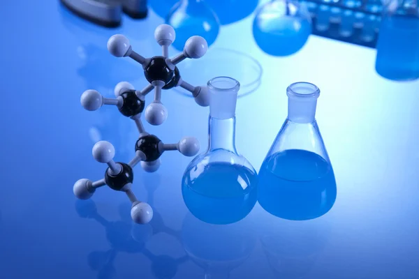 Model of molecular structure Stock Photo