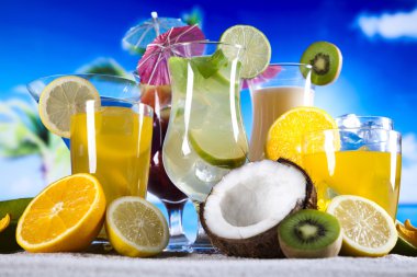 Exotic drinks clipart