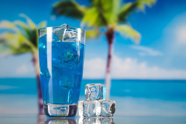 Blue Lagoon Cocktail — Stock Photo, Image