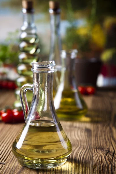 Caraffa di olio d'oliva — Foto Stock