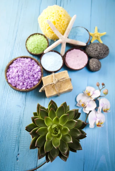 Natural bath salt — Stock Photo, Image