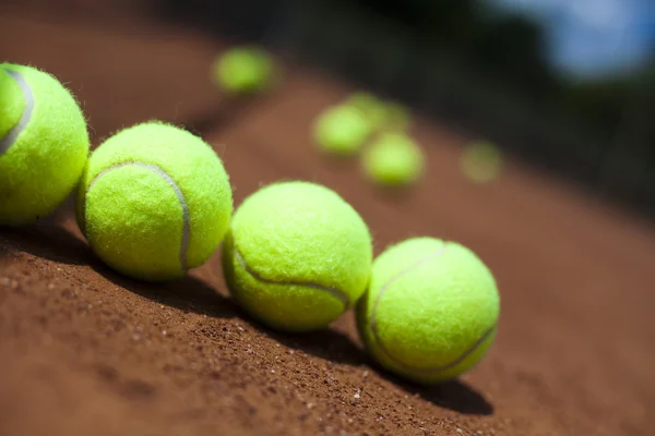 Palle da tennis — Foto Stock