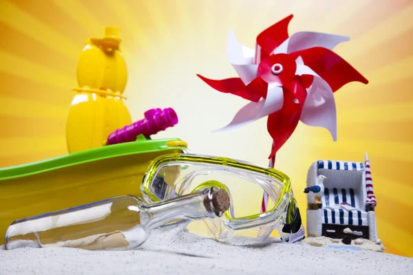 Çocuk kum havuzları için oyuncaklar — Stok fotoğraf
