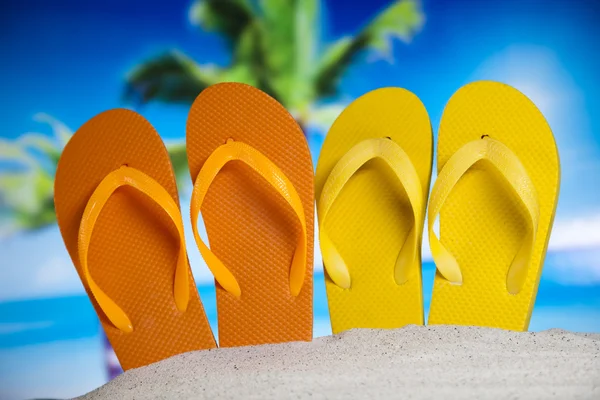 Colorful flip flops — Stock Photo, Image