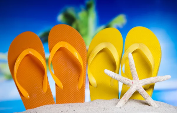 Colorful flip flops — Stock Photo, Image