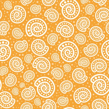 Benekli arka plan üzerinde kabuk seamless modeli