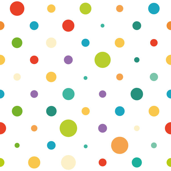 Векторный бесшовный красочный узор
