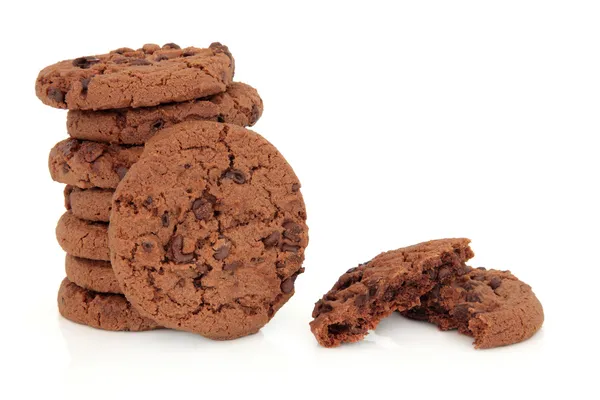 Galletas con chips de chocolate — Foto de Stock