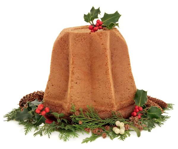 Pandoro torta di Natale — Foto Stock