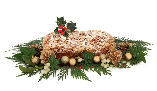 Stollen Noel kek — Stok fotoğraf