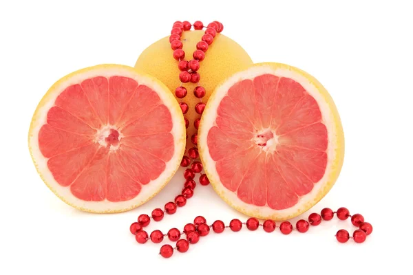 Růžový grapefruit — Stock fotografie