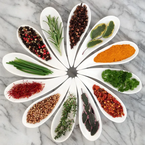 Herbs and Spices — Stock Photo, Image