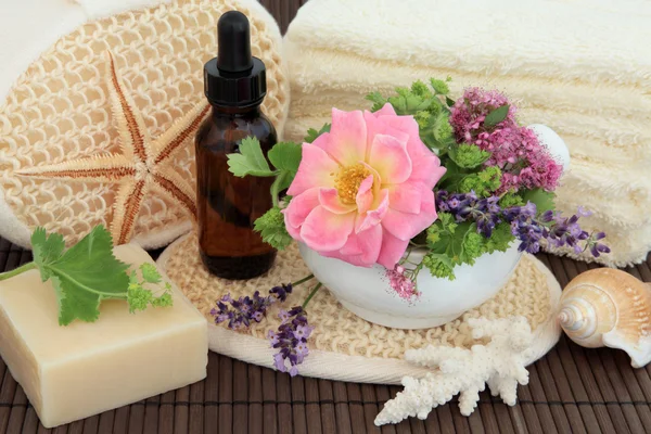 Flower and Herb Spa — Stock Photo, Image