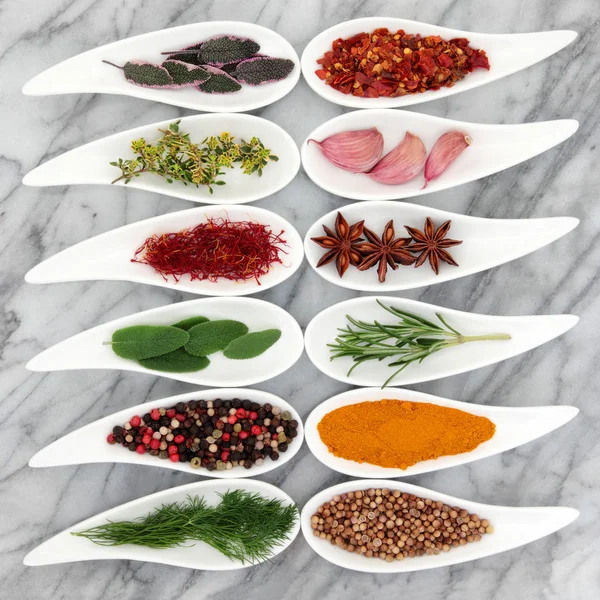 Herbs and Spices — Stock Photo, Image