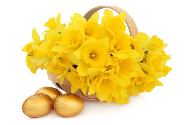 Easter Flower Basket — Stock Photo, Image