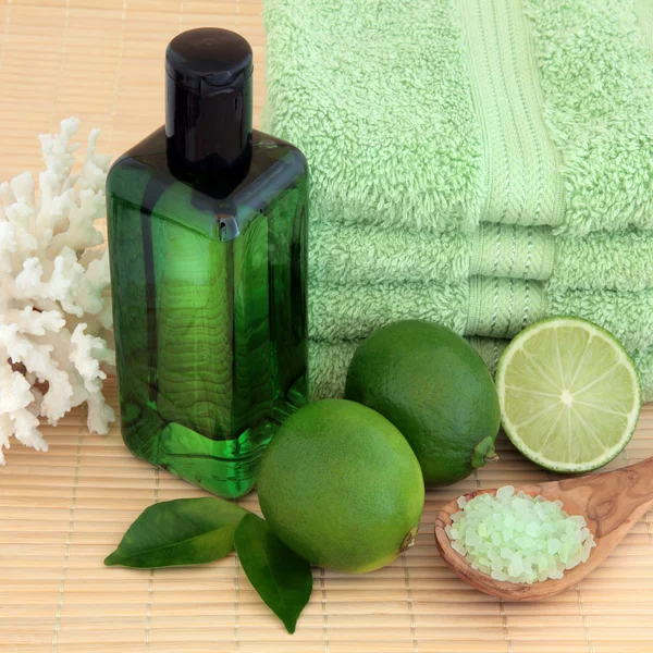 Lime frukt spa — Stockfoto