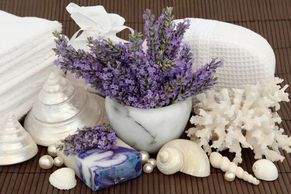 Spa di fiori di lavanda — Foto Stock