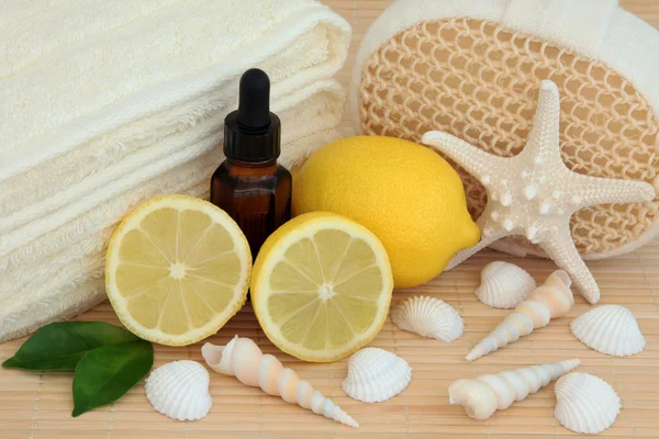 Tratamiento de spa de limón —  Fotos de Stock