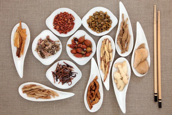 Medicina herbal china — Foto de Stock