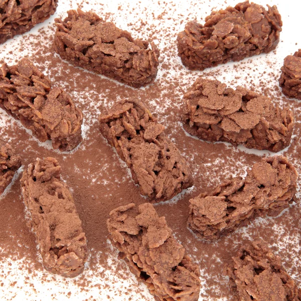 Biscotti croccanti al cioccolato — Foto Stock