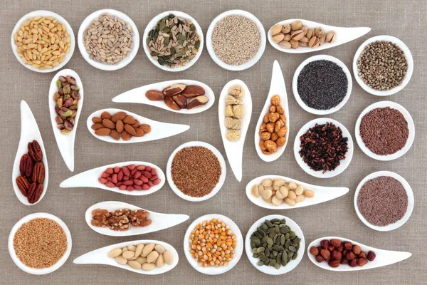 Nuts and Seeds — Stock Photo, Image