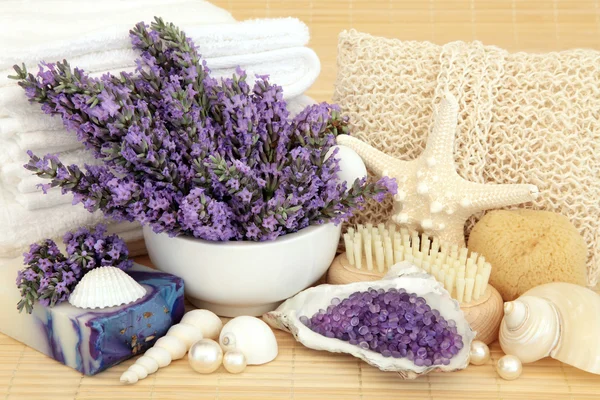 Lavendel schoonheidsbehandeling — Stockfoto
