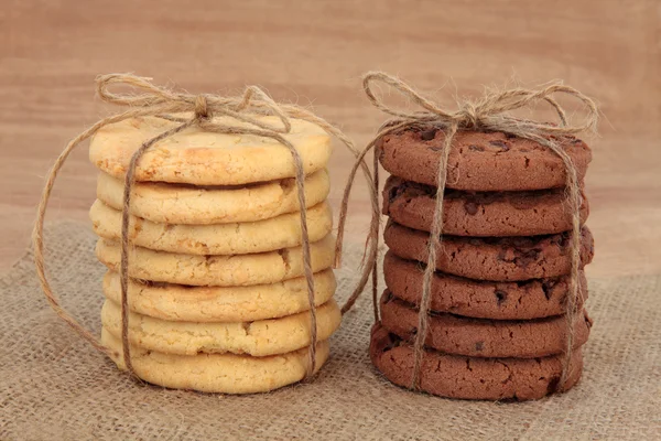 Μπισκότα με σοκολάτα — Φωτογραφία Αρχείου