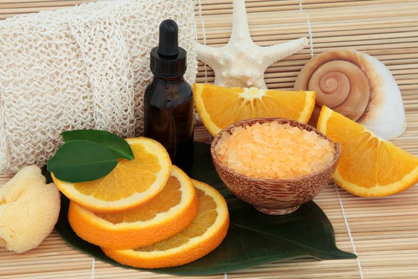 Orange Fruit Spa — Stock Photo, Image