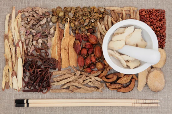 Medicina tradicional chinesa — Fotografia de Stock