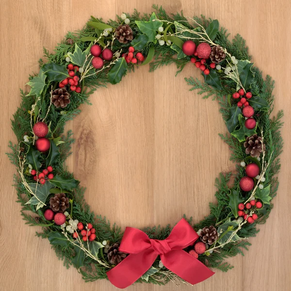 Christmas Wreath Stock Image