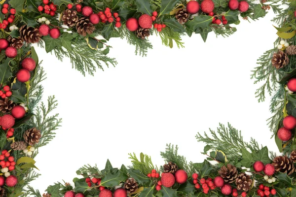 Boże Narodzenie dekoracyjne obramowania — Zdjęcie stockowe