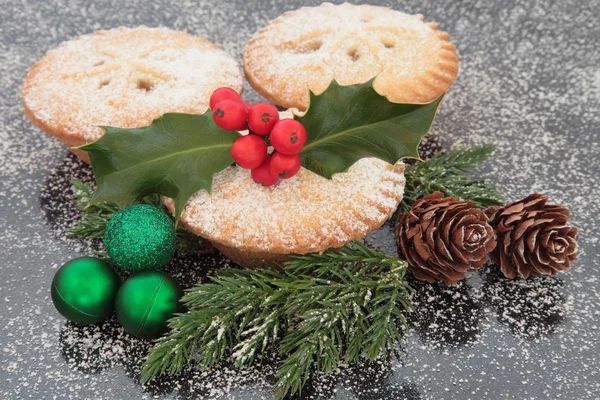 Pasteles de carne de Navidad —  Fotos de Stock