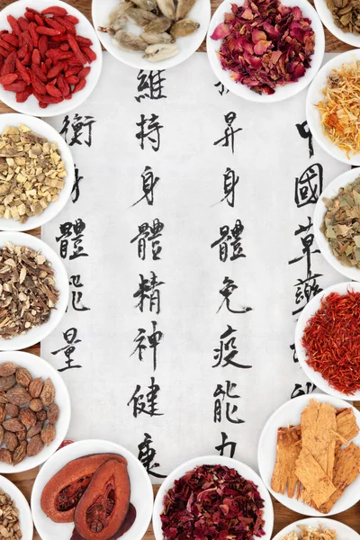 Chinese Healing Herbs — Stock Photo, Image