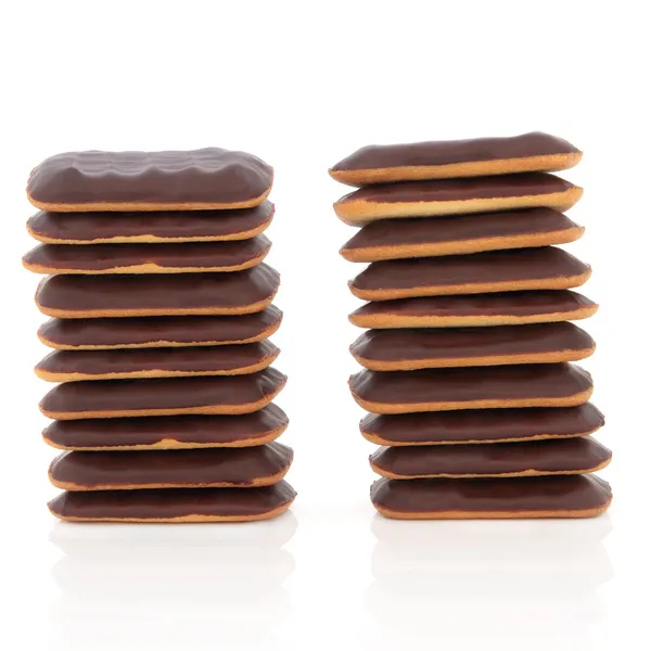 Jaffa Cake Stacks — Stock Photo, Image