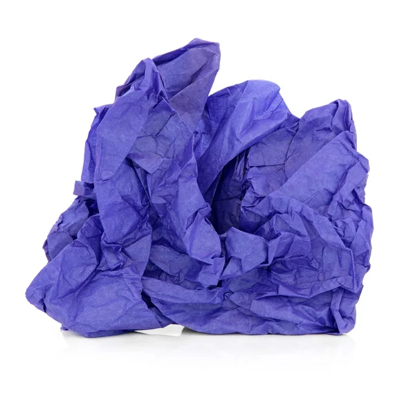 Blaues Seidenpapier — Stockfoto
