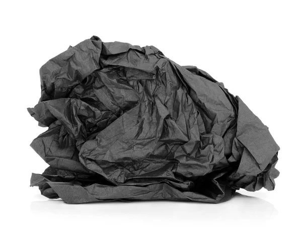 Schwarzes Seidenpapier — Stockfoto