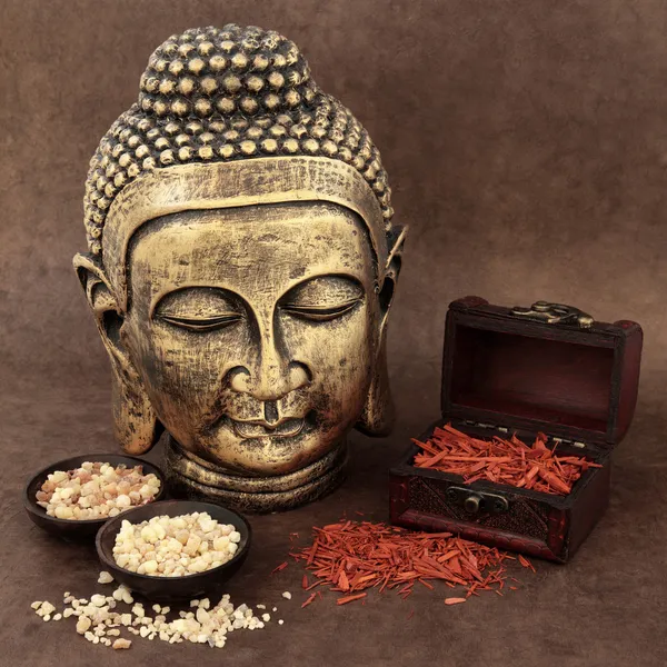 Буддийский ритуал — стоковое фото
