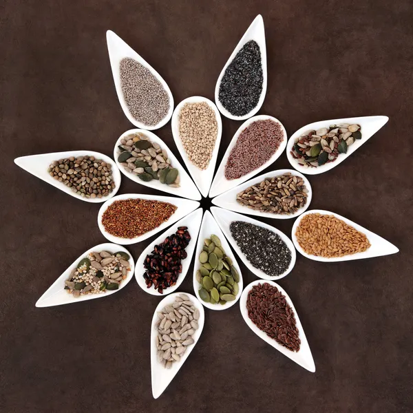 Seed Food Platter — Stock Photo, Image