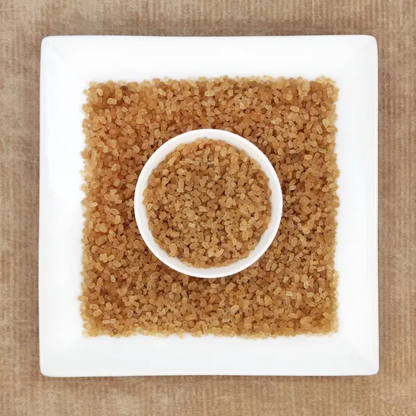 Brown Sugar Crystals — Stock Photo, Image